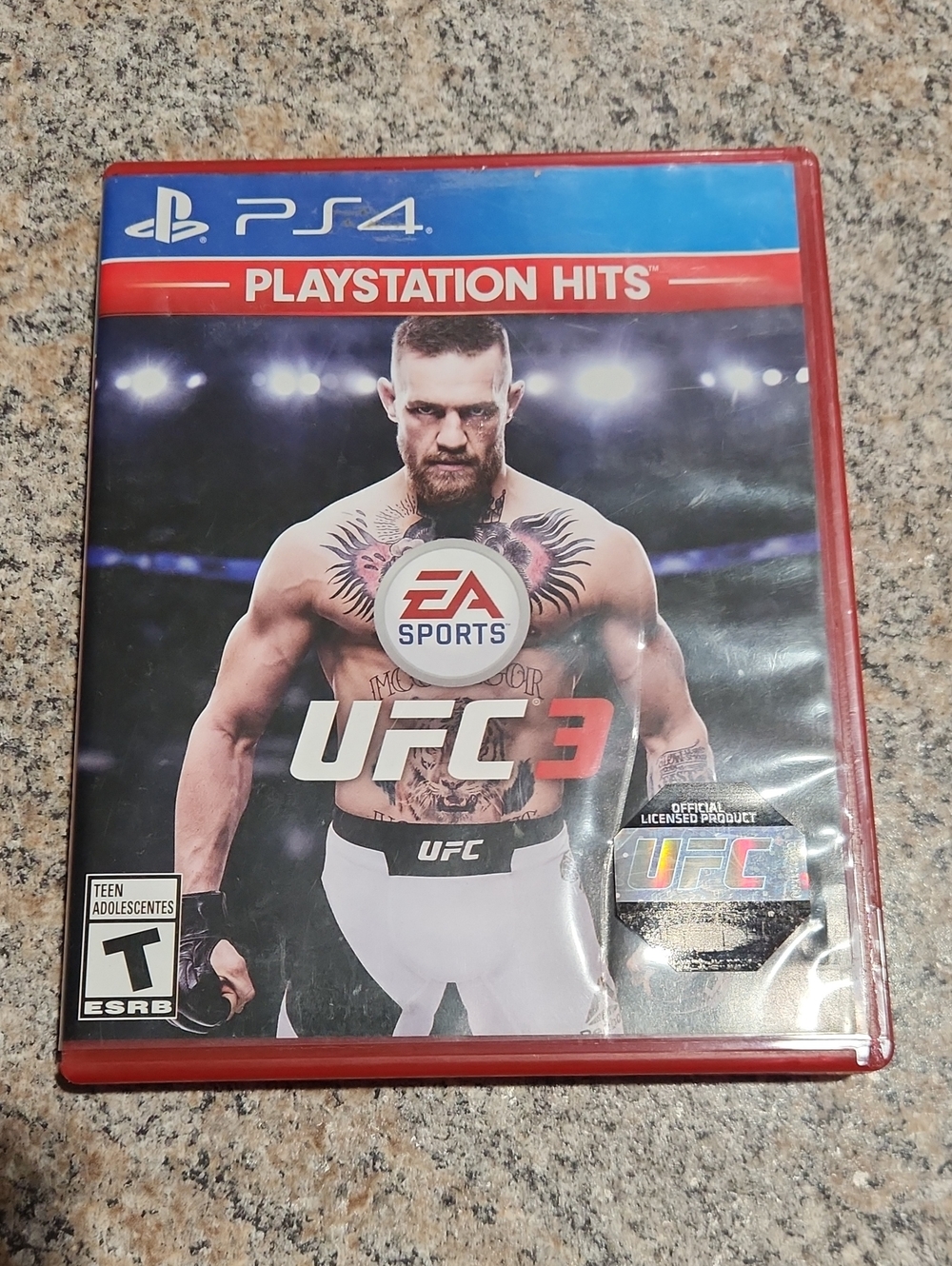 EA Sports UFC 3 PS4 PlayStation Hits ESRB Teen Fighting Game Mixed Martial Arts